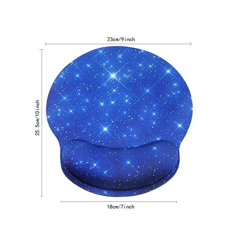 Pad Wrist Support Ergonomic Memory Foam - Lightweight Rest Nonslip pad for Office,Gaming,Computer, Laptop & Mac,Pain Relief,at Home Or Work