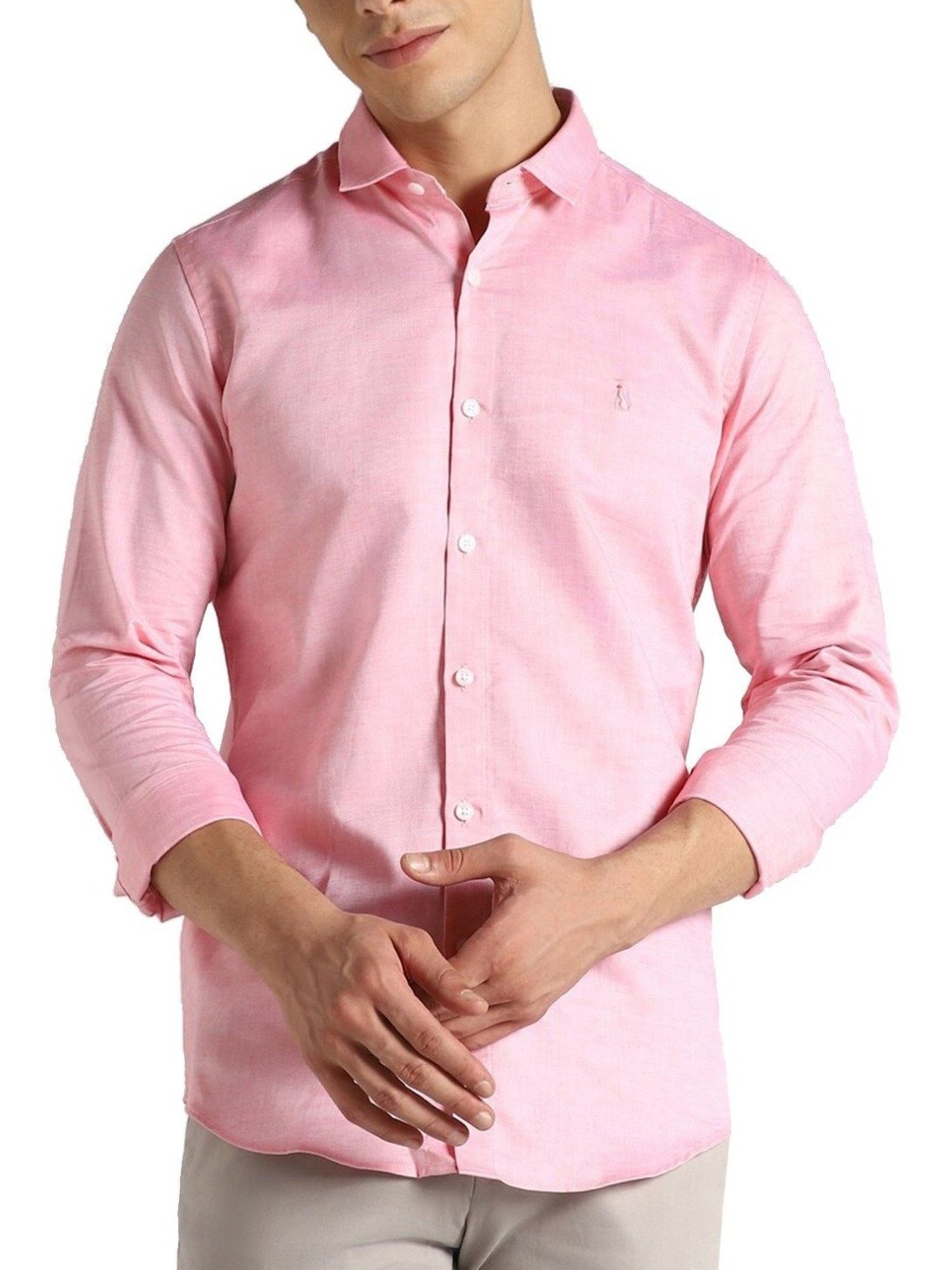 Simon Carter London Pink Slim Fit Shirt