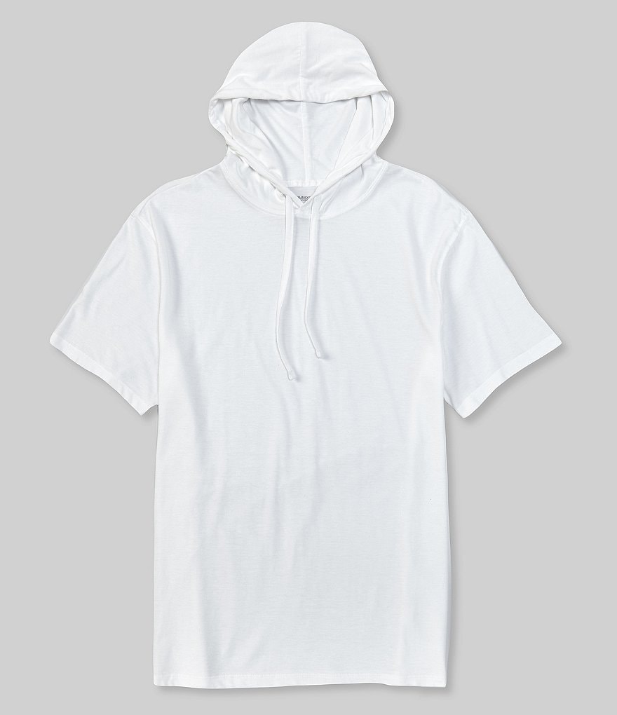 Roundtree & Yorke Soft Washed Short-Sleeve Solid Hoodie