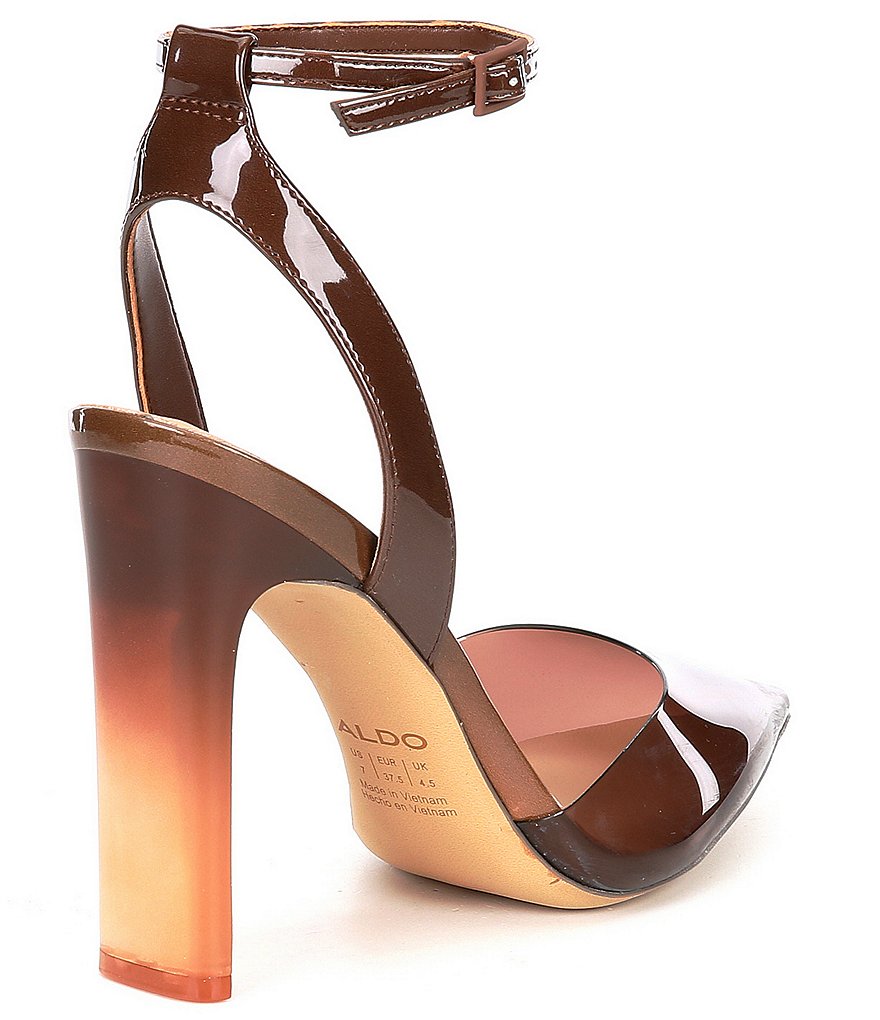 ALDO Aradda Clear Ankle Strap Pumps