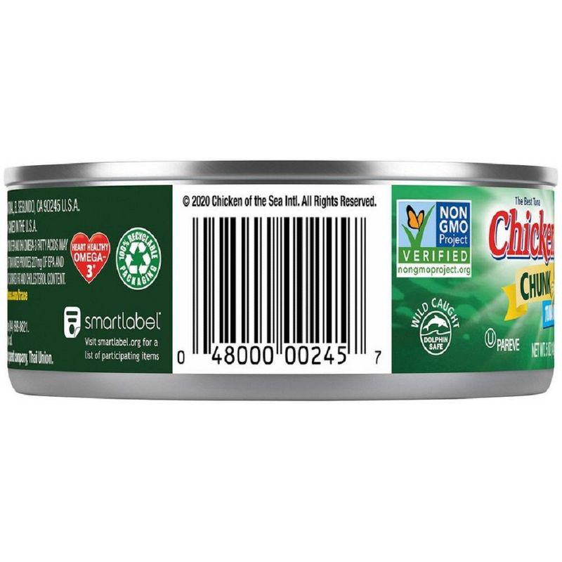 Chicken of the Sea Chunk Light Tuna in Water - 5oz
