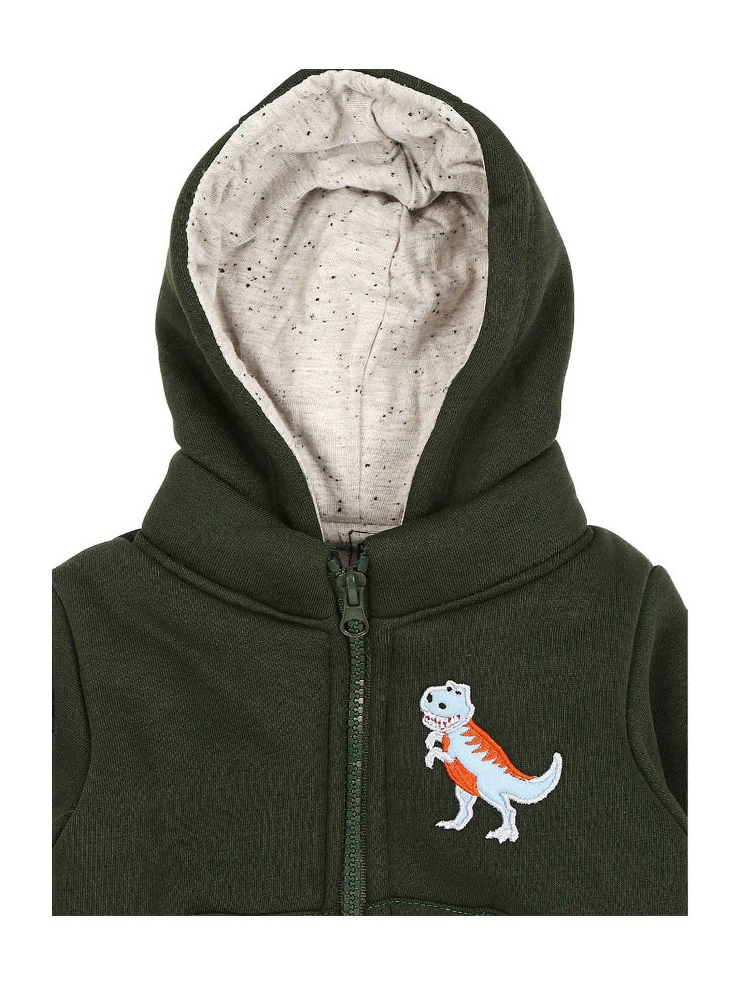 Nino Bambino Kids Red & Pink Printed Full Sleeves Jacket