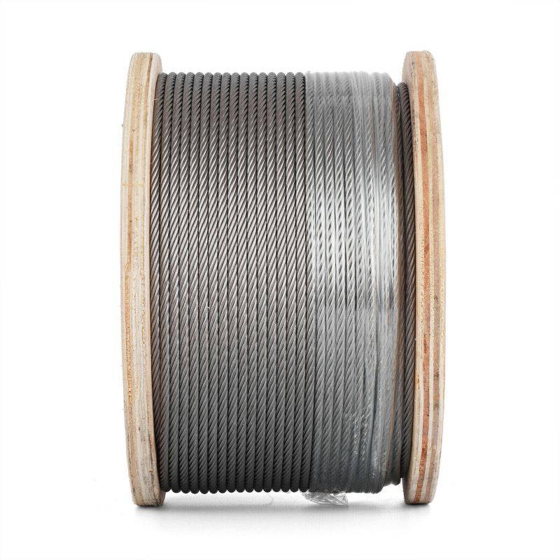 3/16 7x19 Stainless Steel Aircraft Cable 500ft Reel T304 150M Wire Rope
