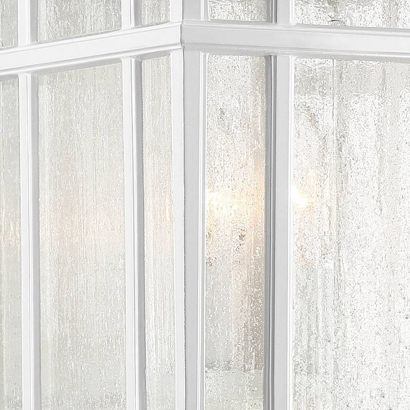 Kathy Ireland J du J Sierra Craftsman 15" High White Outdoor Wall Light