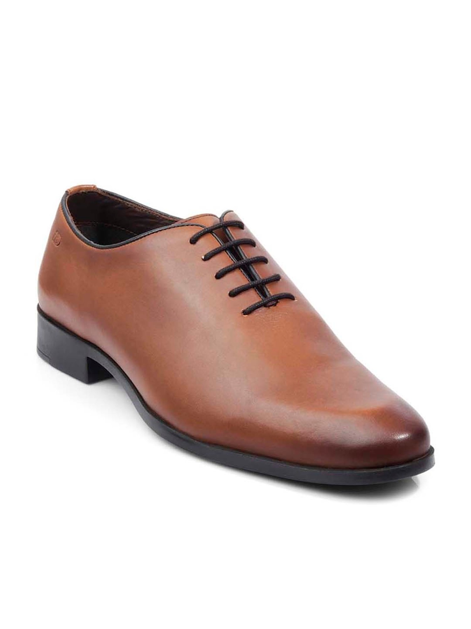 ID Men's Tan Oxford Shoes