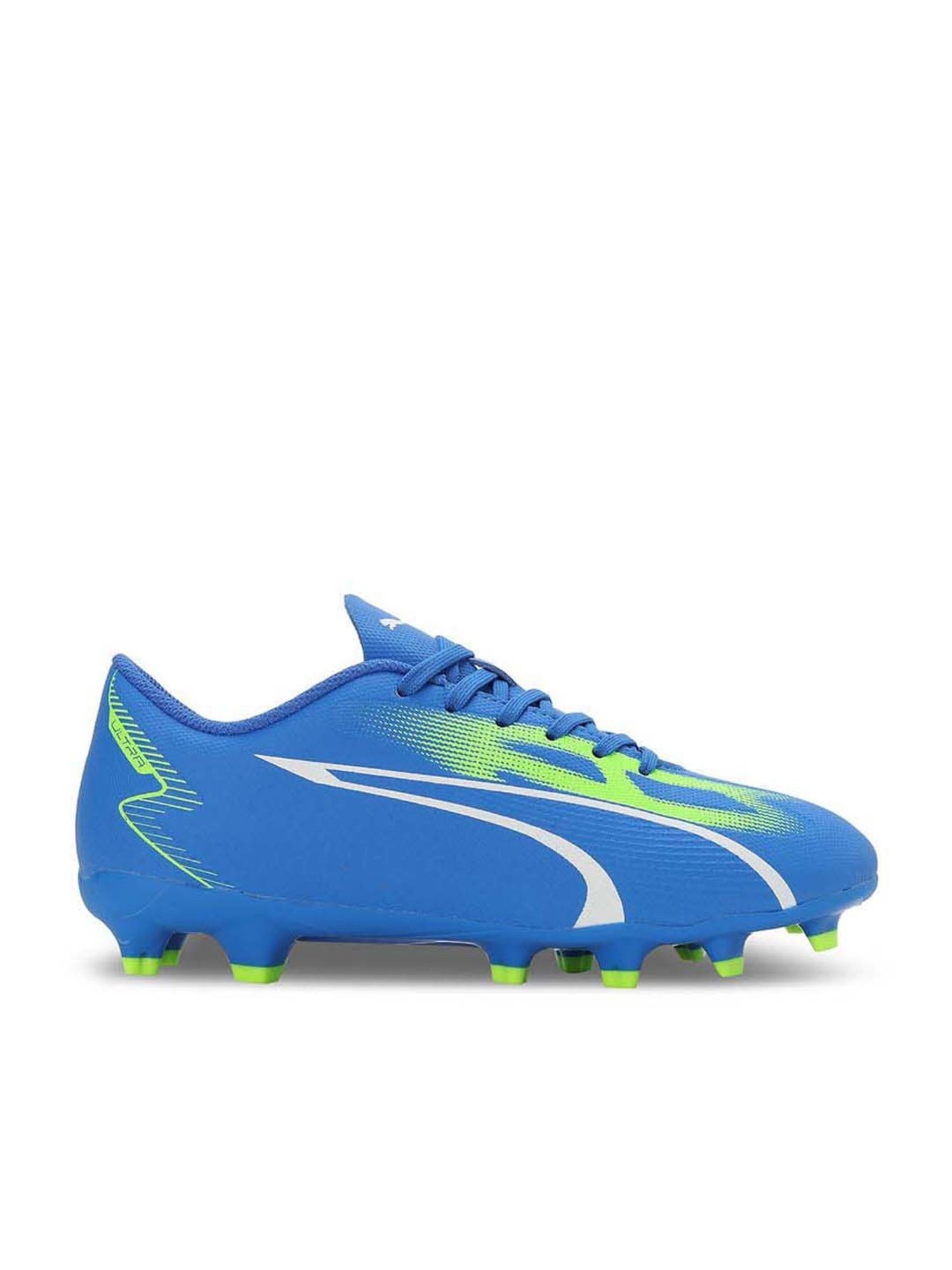 Puma Kids ULTRA PLAY FG/AG Jr Ultra Blue & White Football Shoes