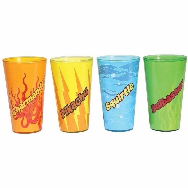 Blue Rose Polish Pottery Green Confetti Water Glass Set