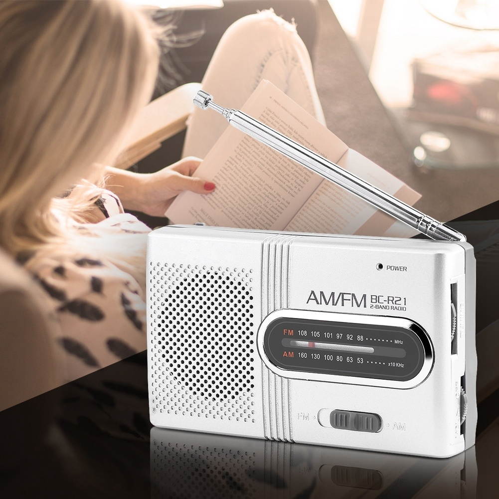 Universal Portable AM/FM Mini Radio Stereo Speakers Receiver Music Player