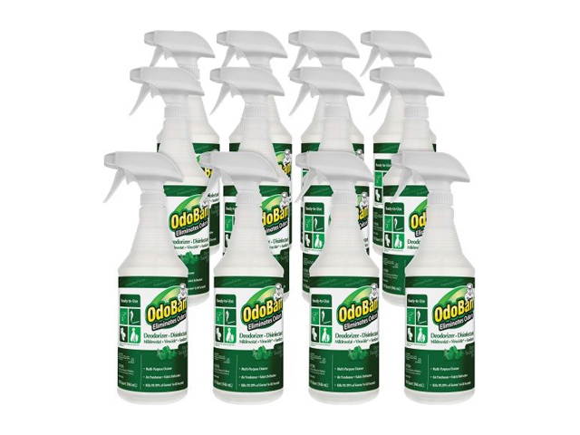 Clean Control Corp 910062QC12CT OdoBan Eucalyptus Deodorizer Disinfectant Spray - 12 / Carton