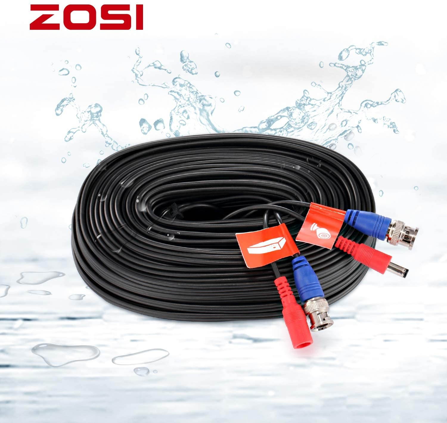 15 foot Blue BJC High-flex 3G/6G HD SDI patch cable (Belden 1505F), BNC to BNC