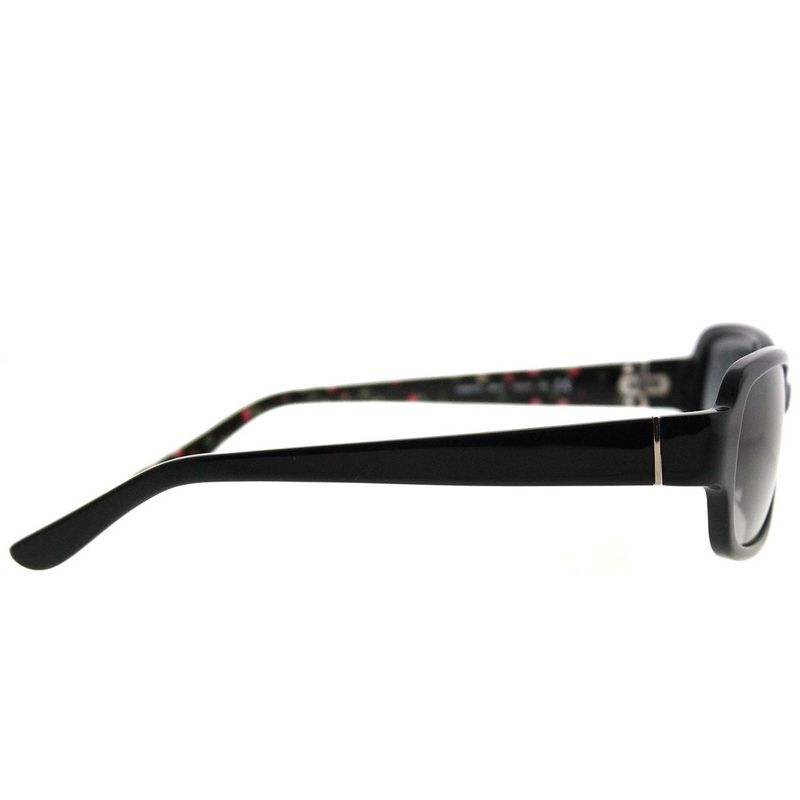 Juicy Couture JU 555/F 807 Y7 Womens Rectangle Sunglasses Black Floral 55mm