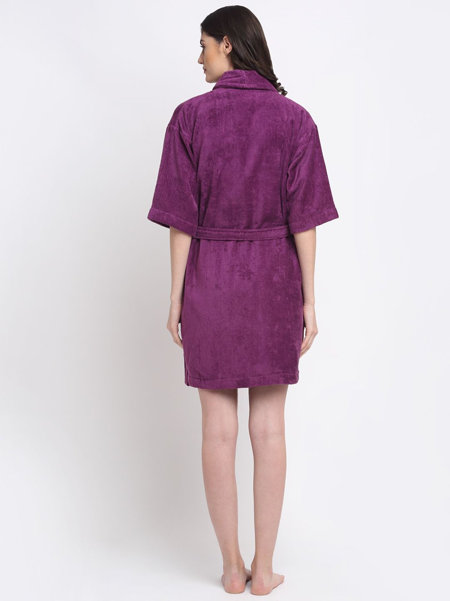 Trident Comfort Living Grey Cotton 380 GSM Bathrobe