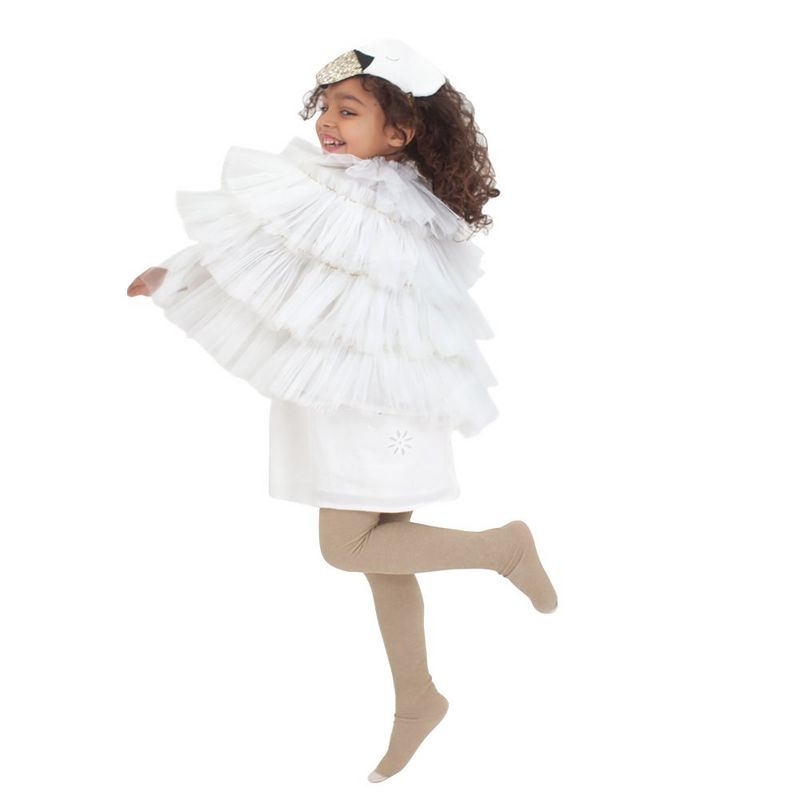 Meri Meri - Swan Cape Dress Up - Costume full body apparel - 2pc