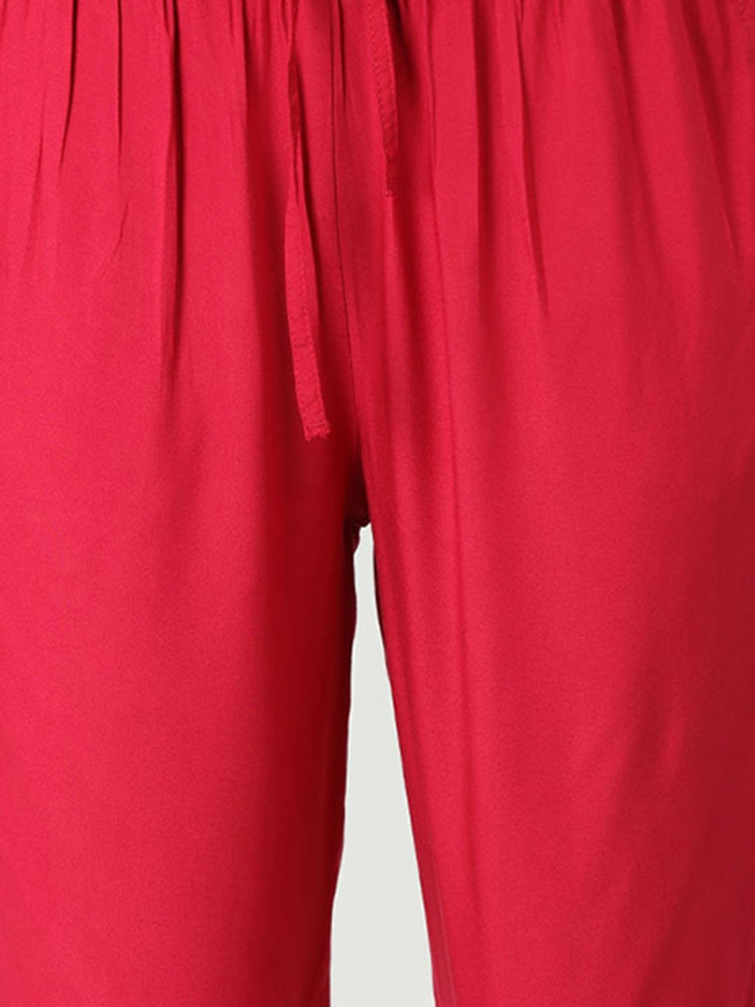 Mustard Pink Regular Fit Palazzos