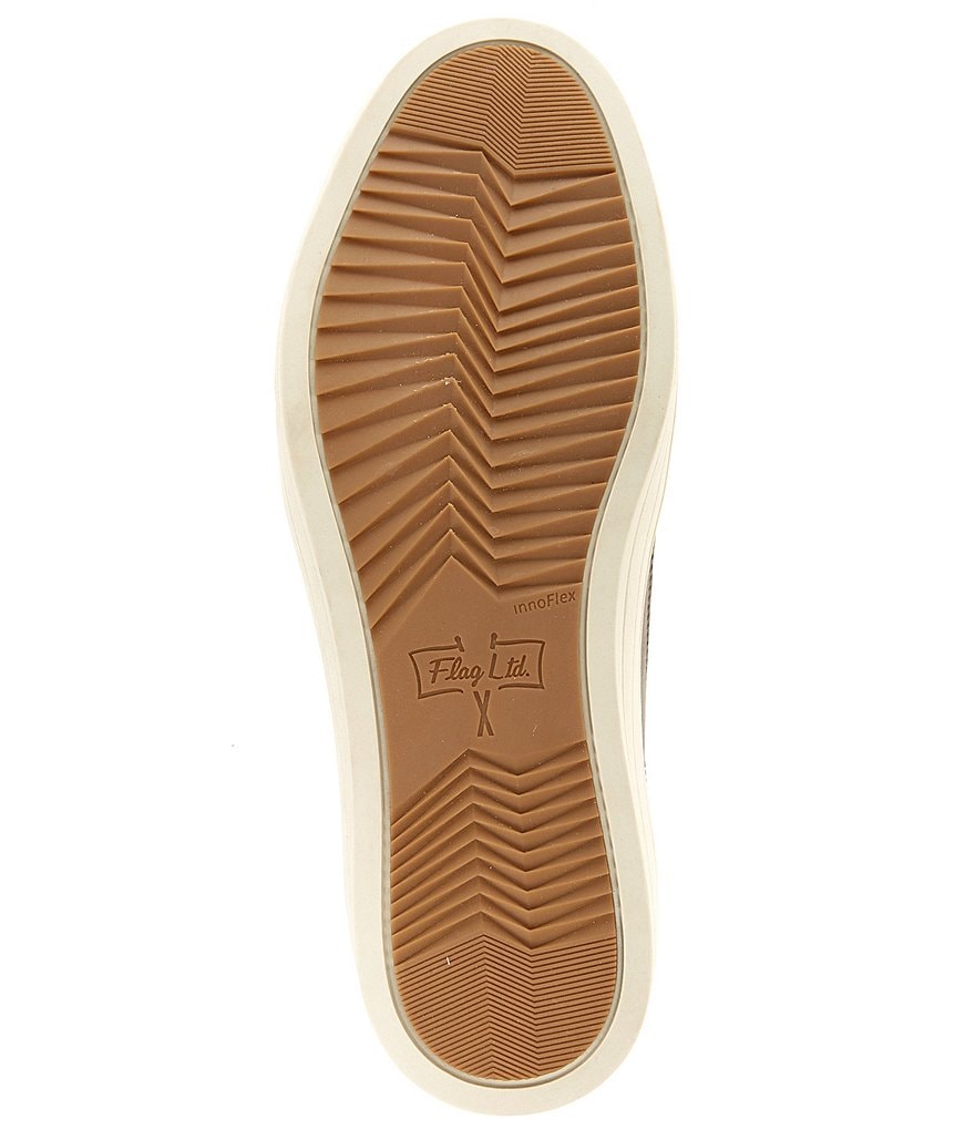 Flag LTD. Men's Vulcon Zip Lo Leather Sneakers