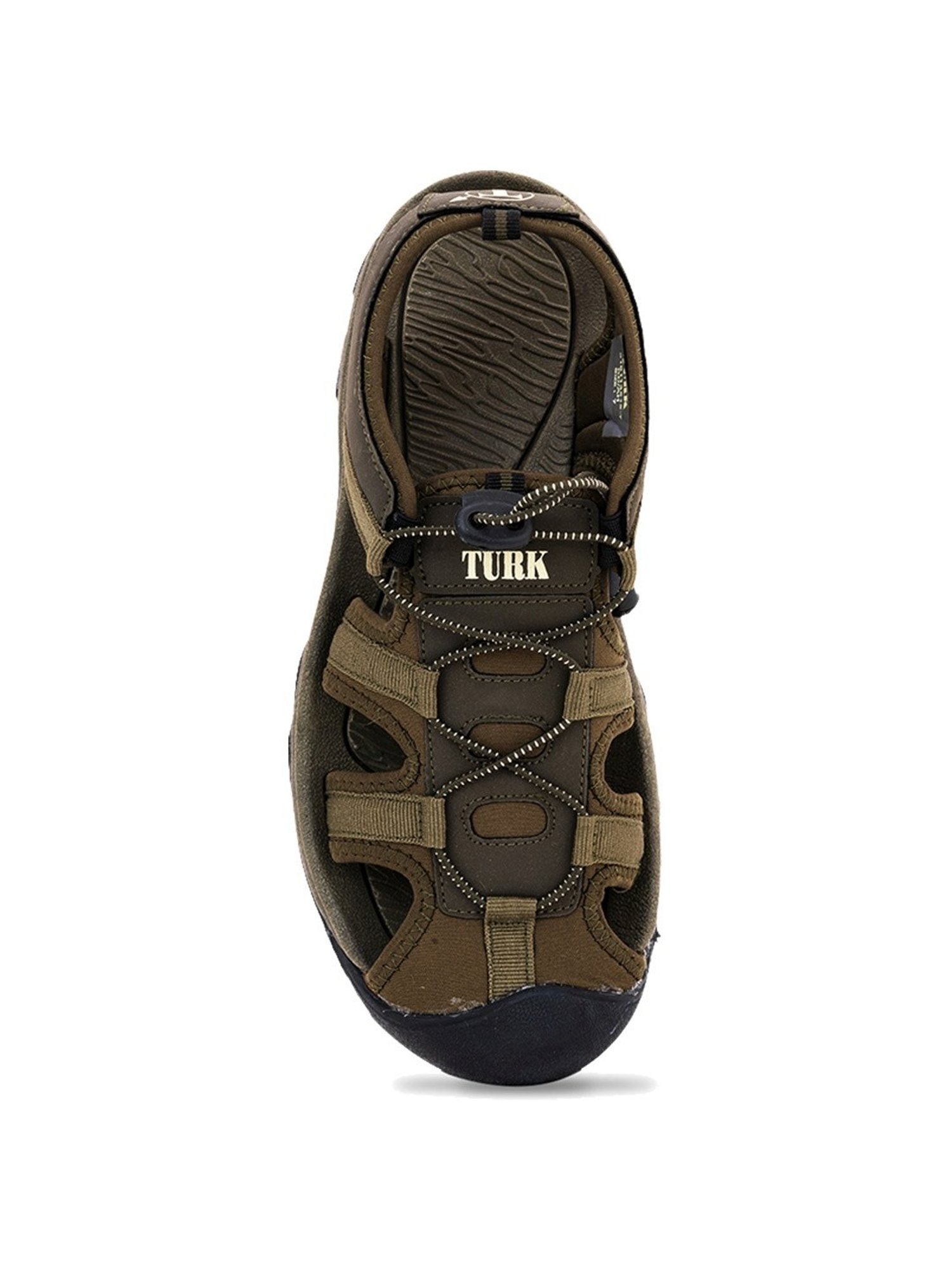 Turk by Khadims Men's Olive Fisherman Sandals