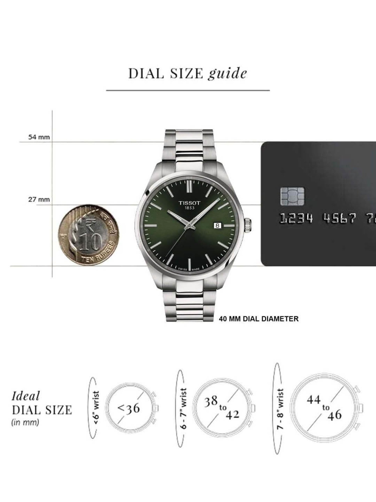 Tissot T1504101109100 T-Classic Analog Watch for Men