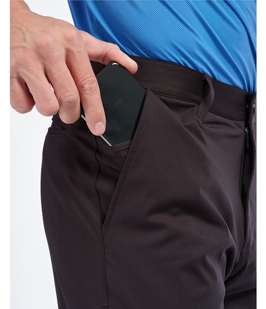 RHONE Slim-Fit Flat-Front Commuter Stretch Pants