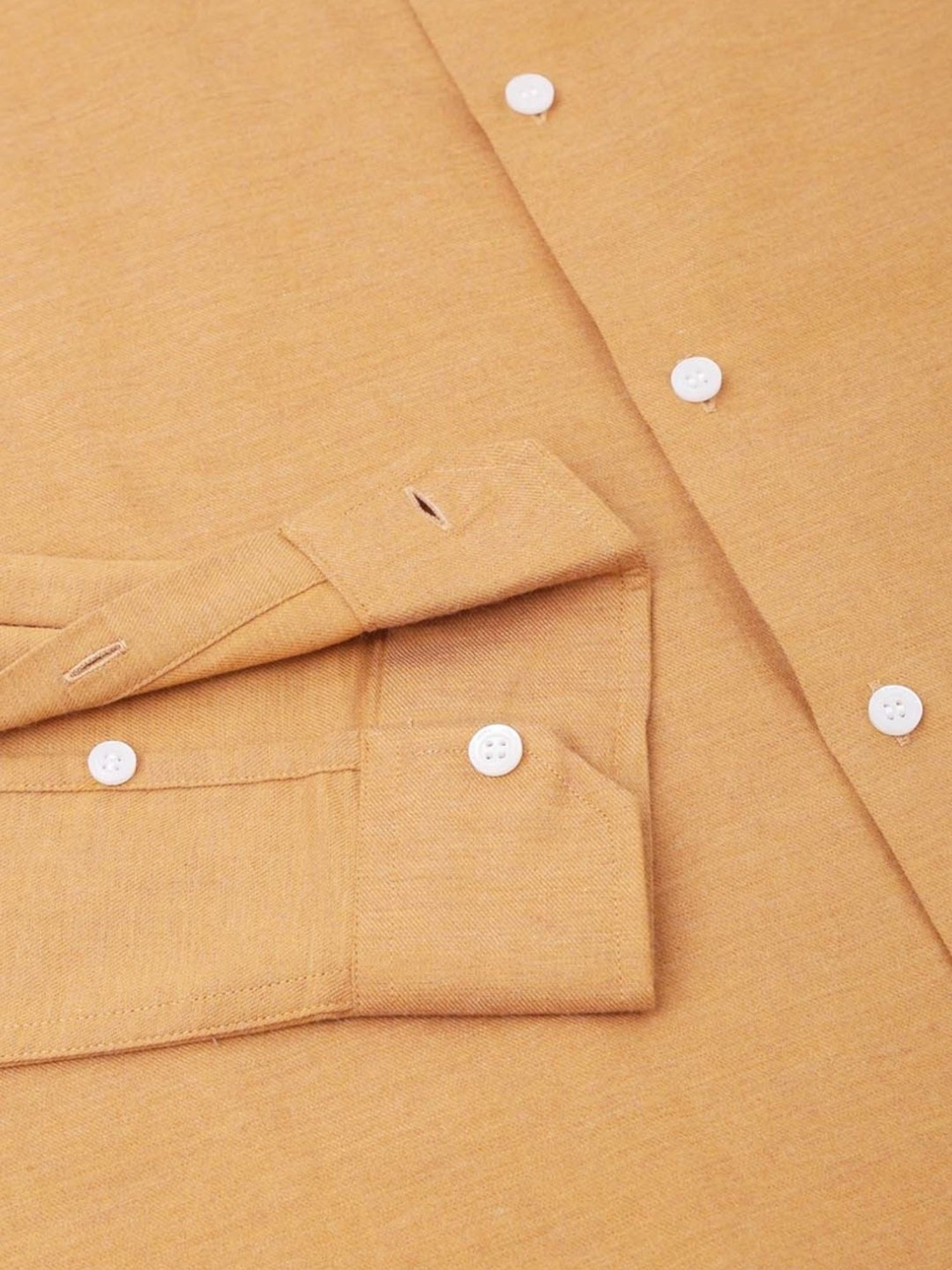 Calvin Klein Orange Pop Cotton Slim Fit Shirt