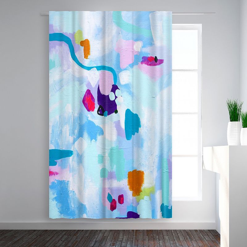 Americanflat Texture by Deb McNaughton Blackout Rod Pocket Single Curtain Panel 50x84