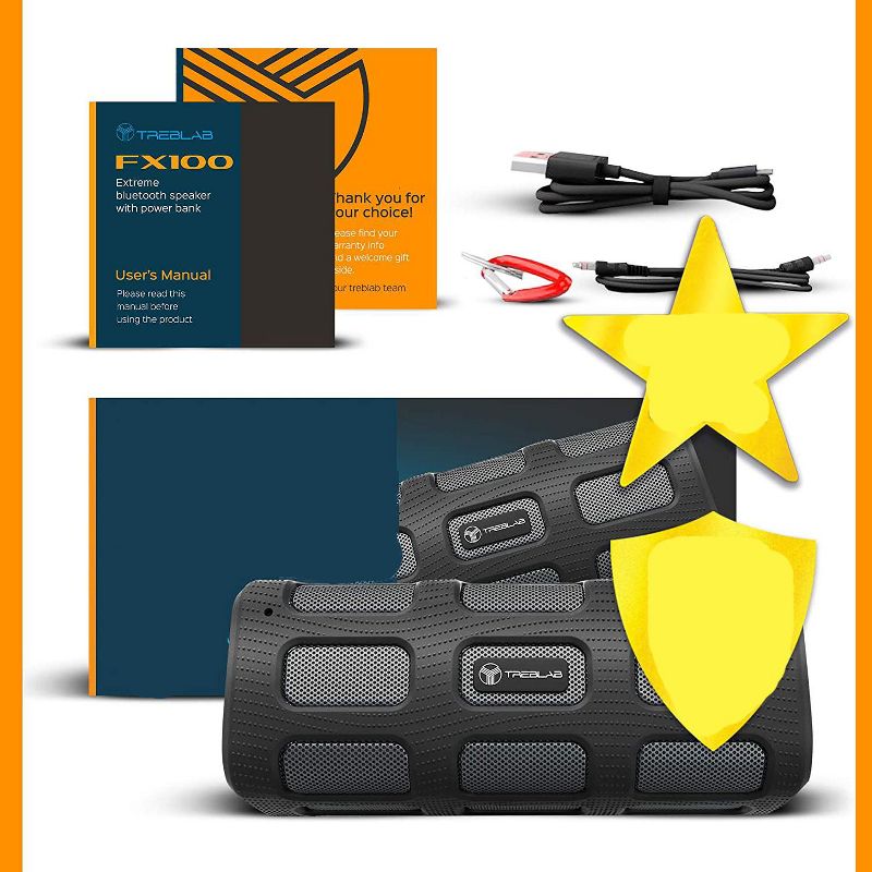 TREBLAB FX100 - Extreme Wireless Bluetooth Speaker