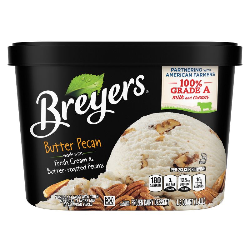 Breyers Butter Pecan Ice Cream Dessert - 48oz