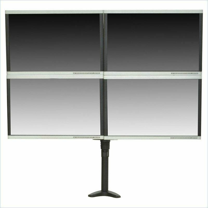 Quad Screen Articulating Monitor Mount