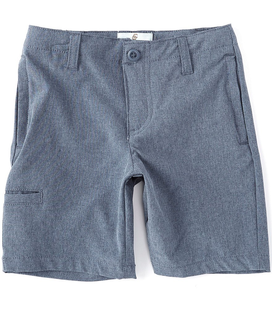 Class Club Little Boys 2T-7 Crosshatch Cell Pocket Shorts