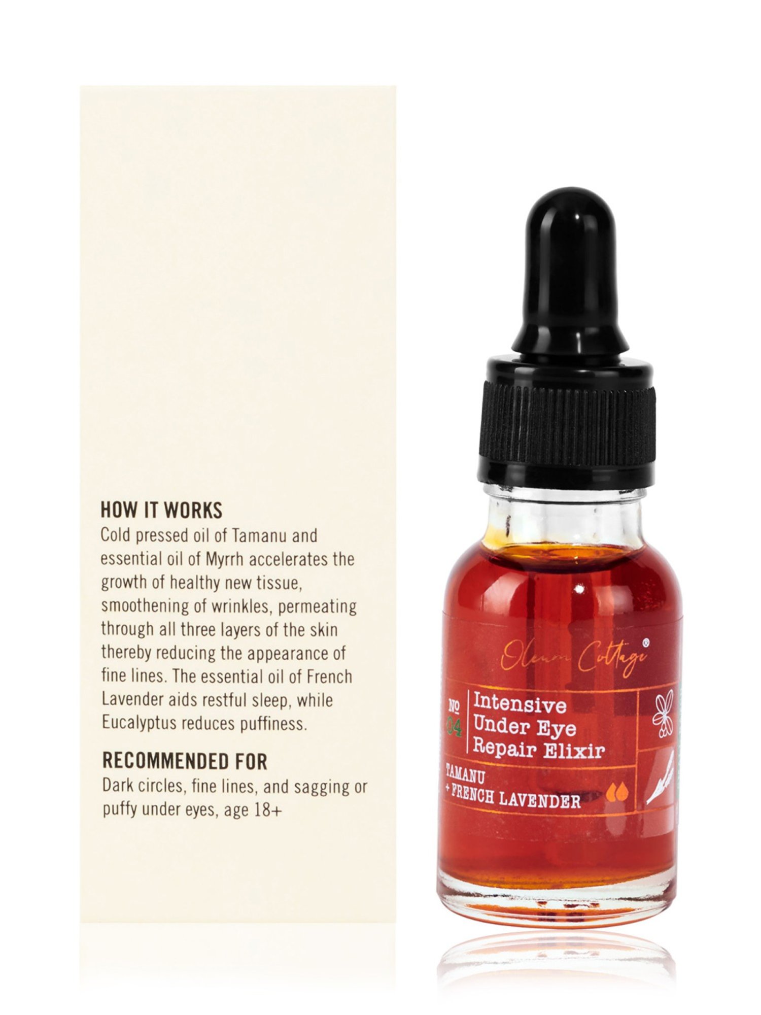 Oleum Cottage Intensive Under Eye Repair Elixir - 15 ml