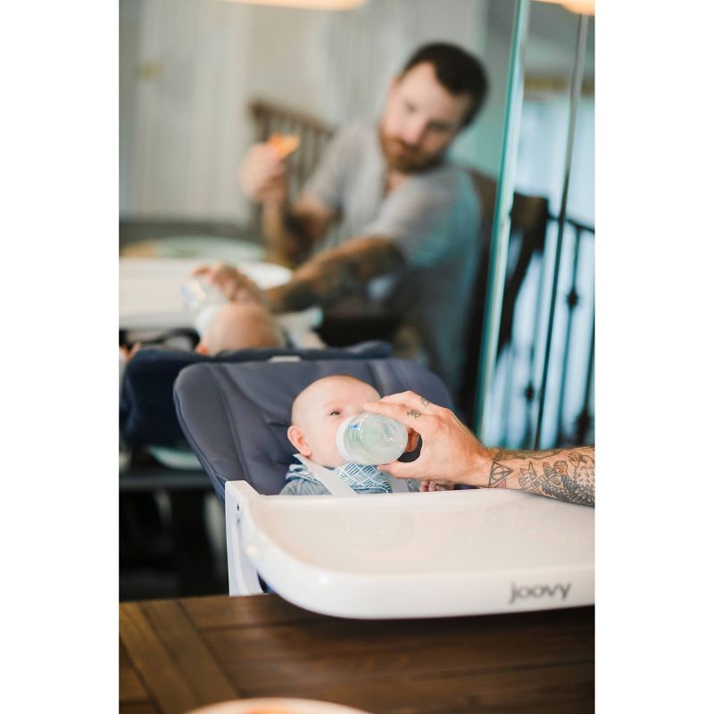 Joovy Nook NB High Chair Compact Fold Reclinable Seat - Slate