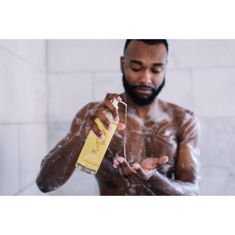 Puracy Coconut & Vanilla Natural Body Wash Shower Gel - 16 fl oz