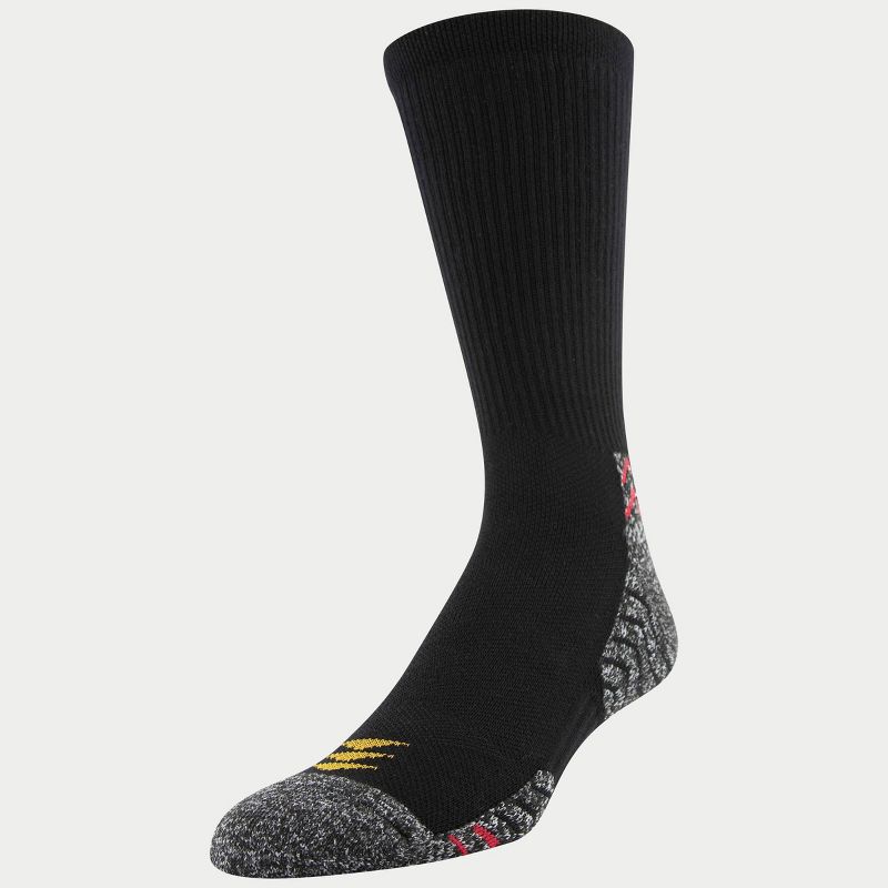 PowerSox Men's Workwear 6pk Quarter Athletic Socks  - Peacoat/Khaki 6-12.5