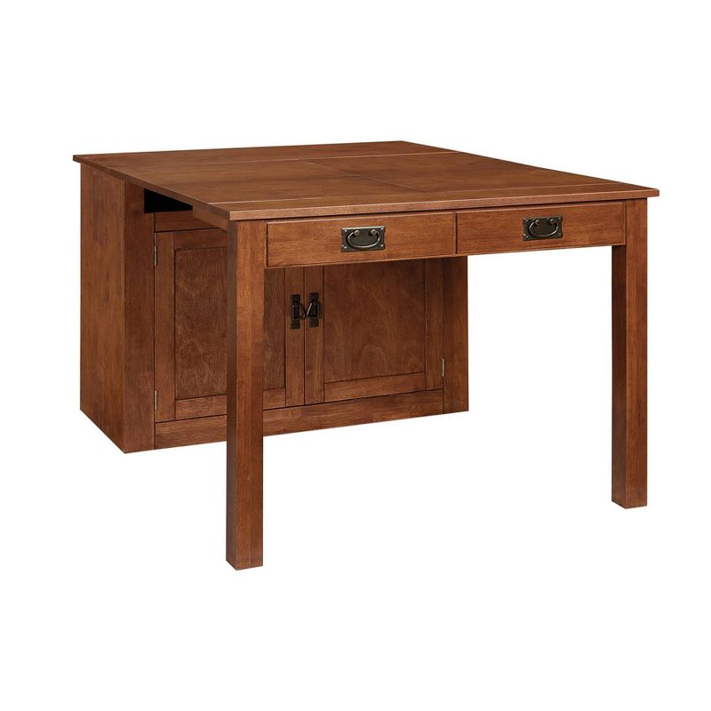 Expanding Cabinet/Table Cherry - Stakmore