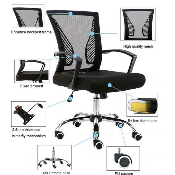AMERICAN IMAGINATIONS AI-29163 23.62" W, Office Chair