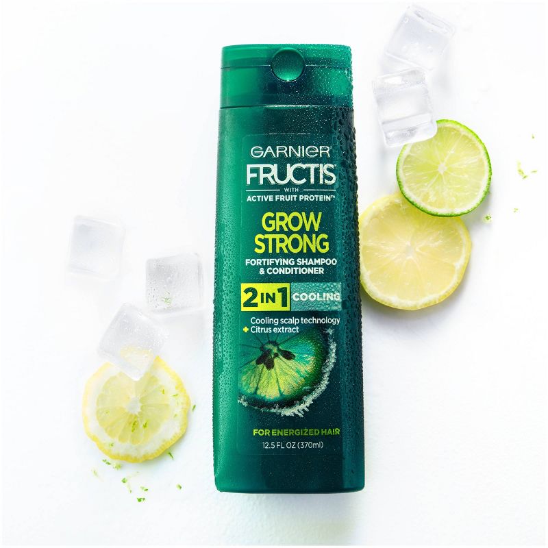 Garnier Fructis Grow Strong Cooling 2-In-1 Shampoo and Conditioner - 12.5 fl oz