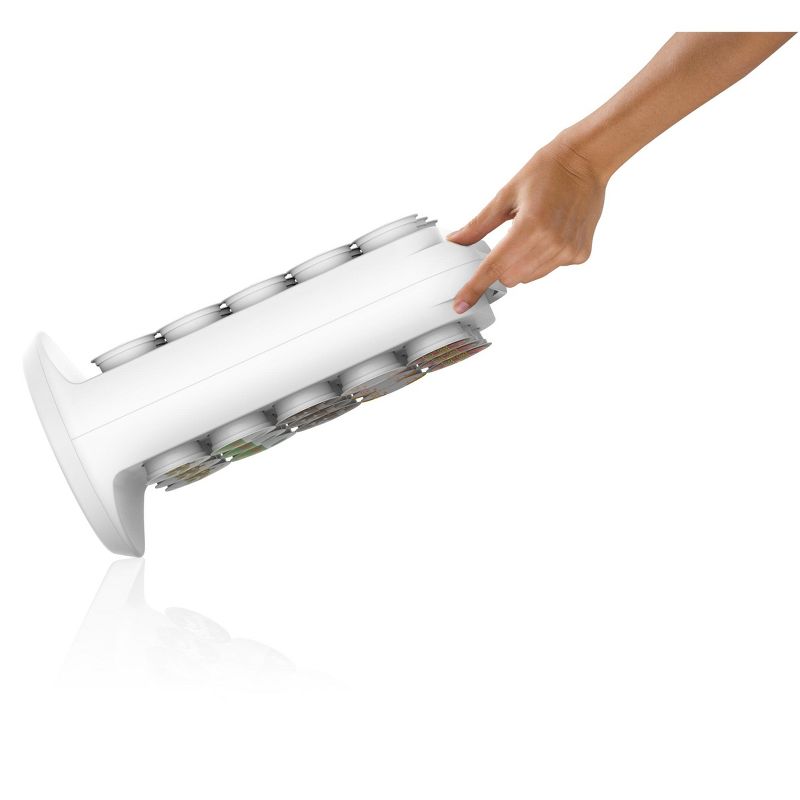 Mind Reader 30 Capacity K-Cup Single Serve Coffee Pod Holder Carousel, White