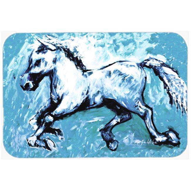 Shadow the Horse in blue Mouse Pad, Hot Pad or Trivet MW1171MP