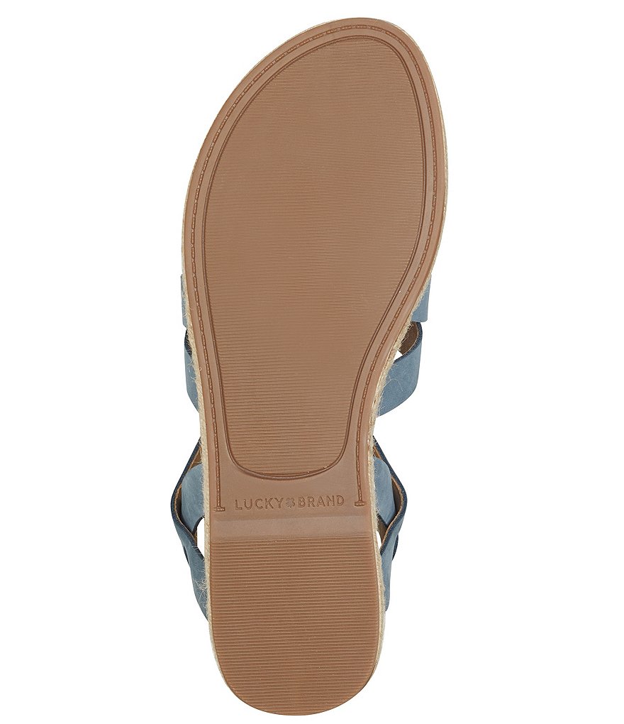 Lucky Brand Glaina Nubuck Espadrille Sandals