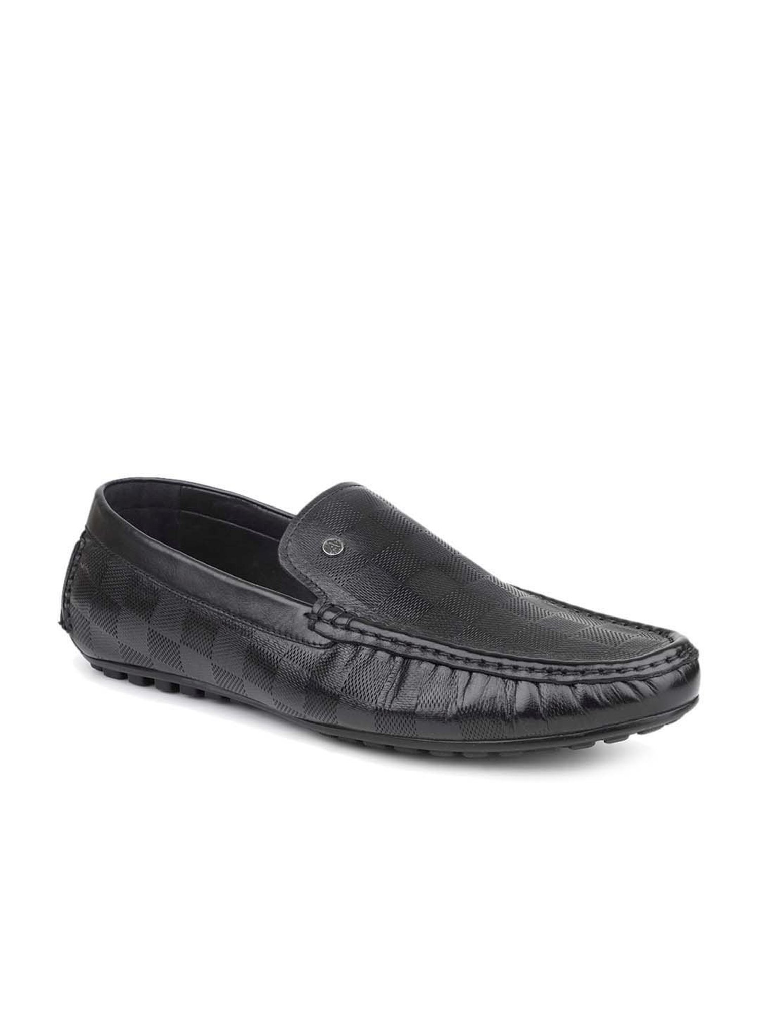 Atesber Men's Black Casual Loafers
