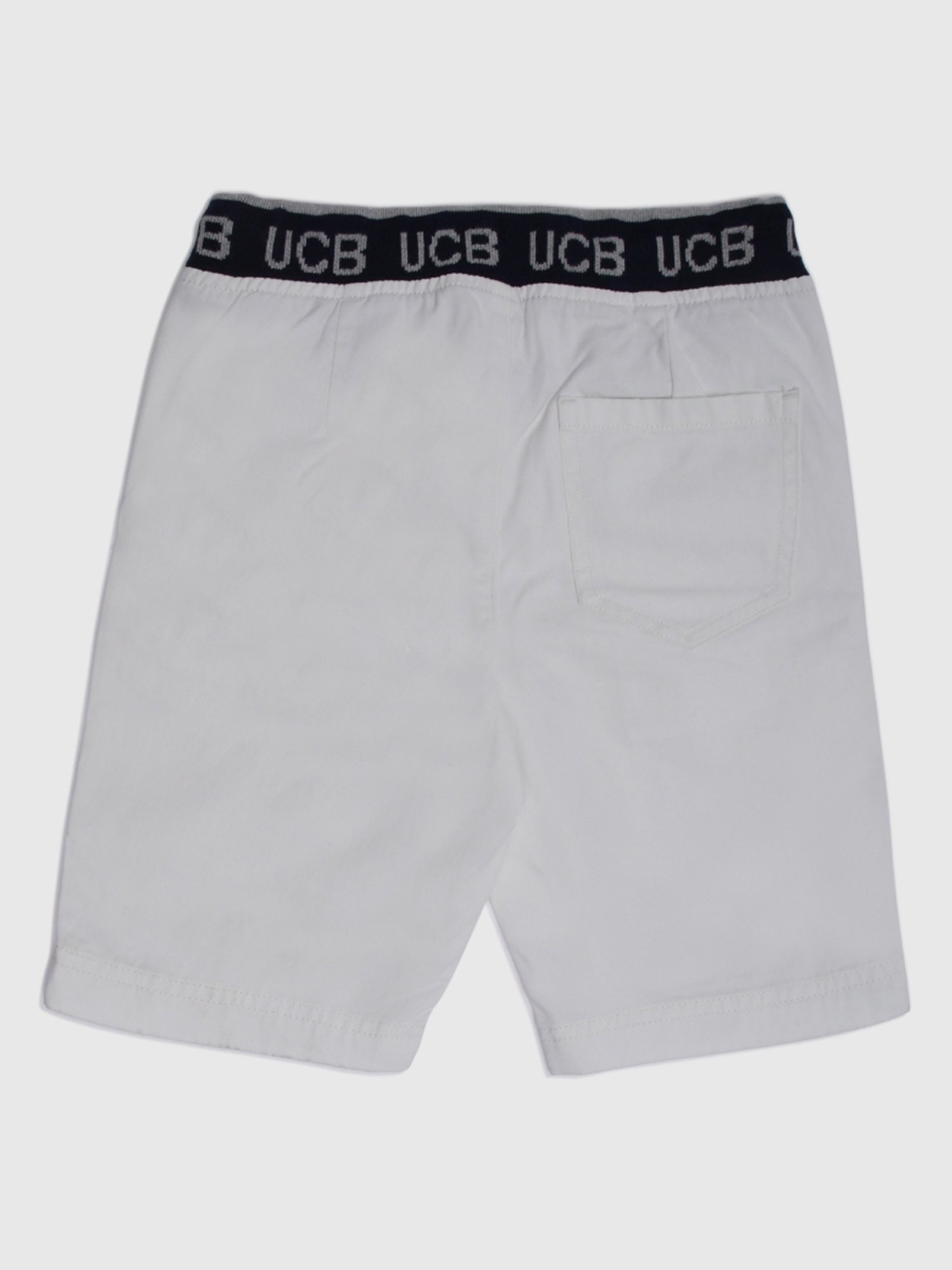 United Colors of Benetton Kids Off White Cotton Shorts