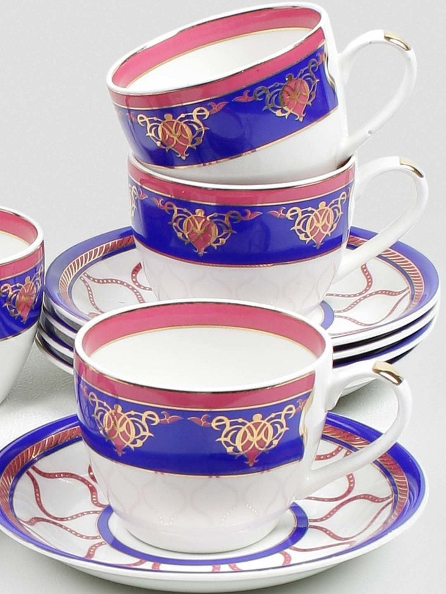 Luminarc Transparent Glass Rozana Coffee Set