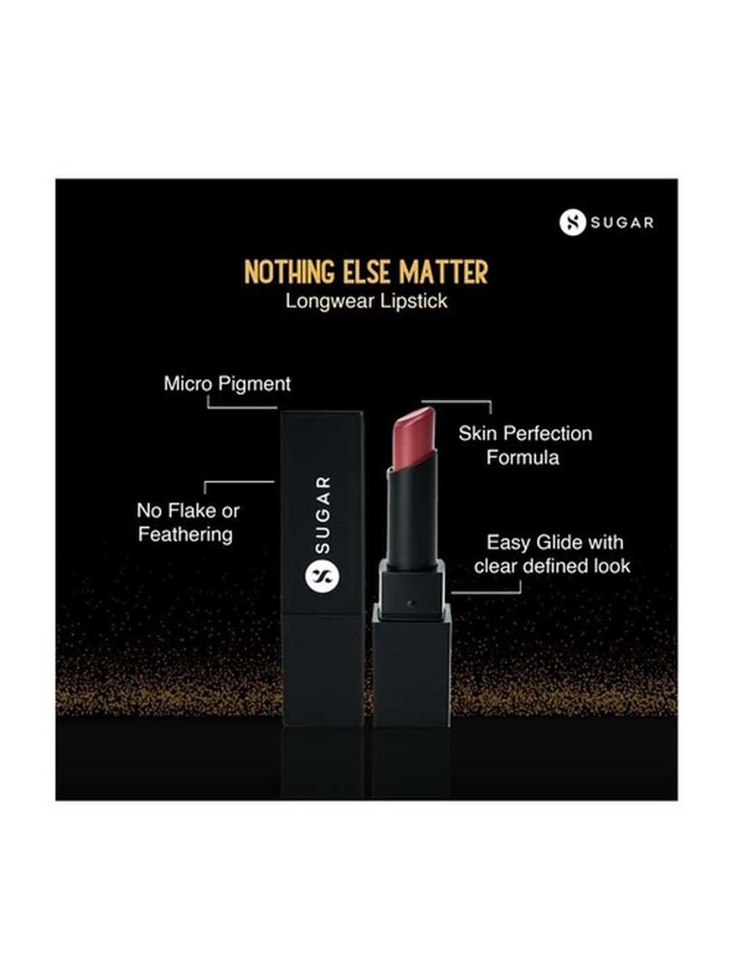 Sugar Cosmetics Nothing Else Matter Longwear Lipstick 22 Bare Hug - 3.5 gm