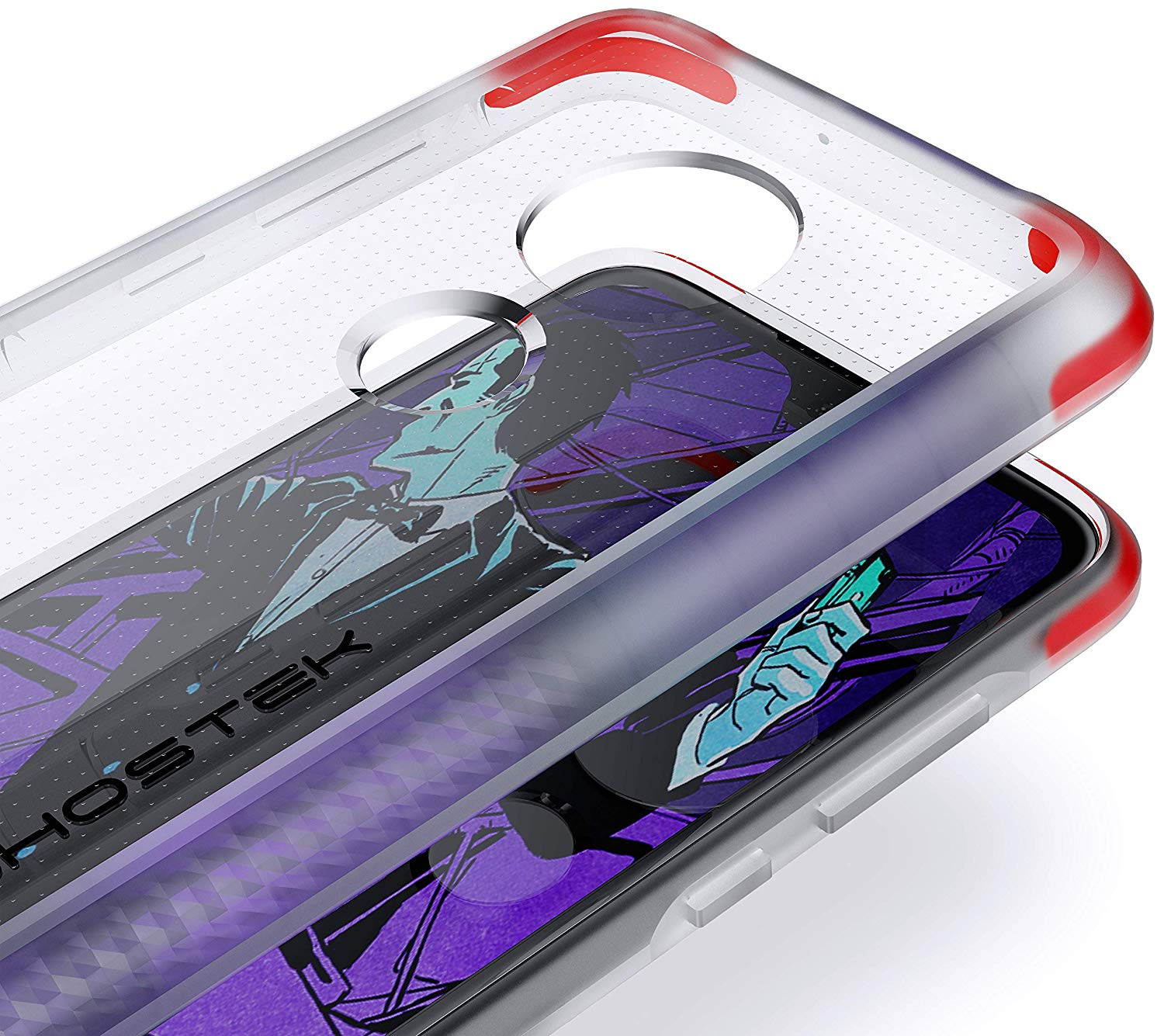 Ghostek Covert Clear Moto G7 Play Case with Super Slim Military Grade Armor Design Shockproof Heavy Duty Protection Scratch Resistant Back and Non-Slip Grip 2019 Moto G7 Play (5.7 Inch) - (Clear)