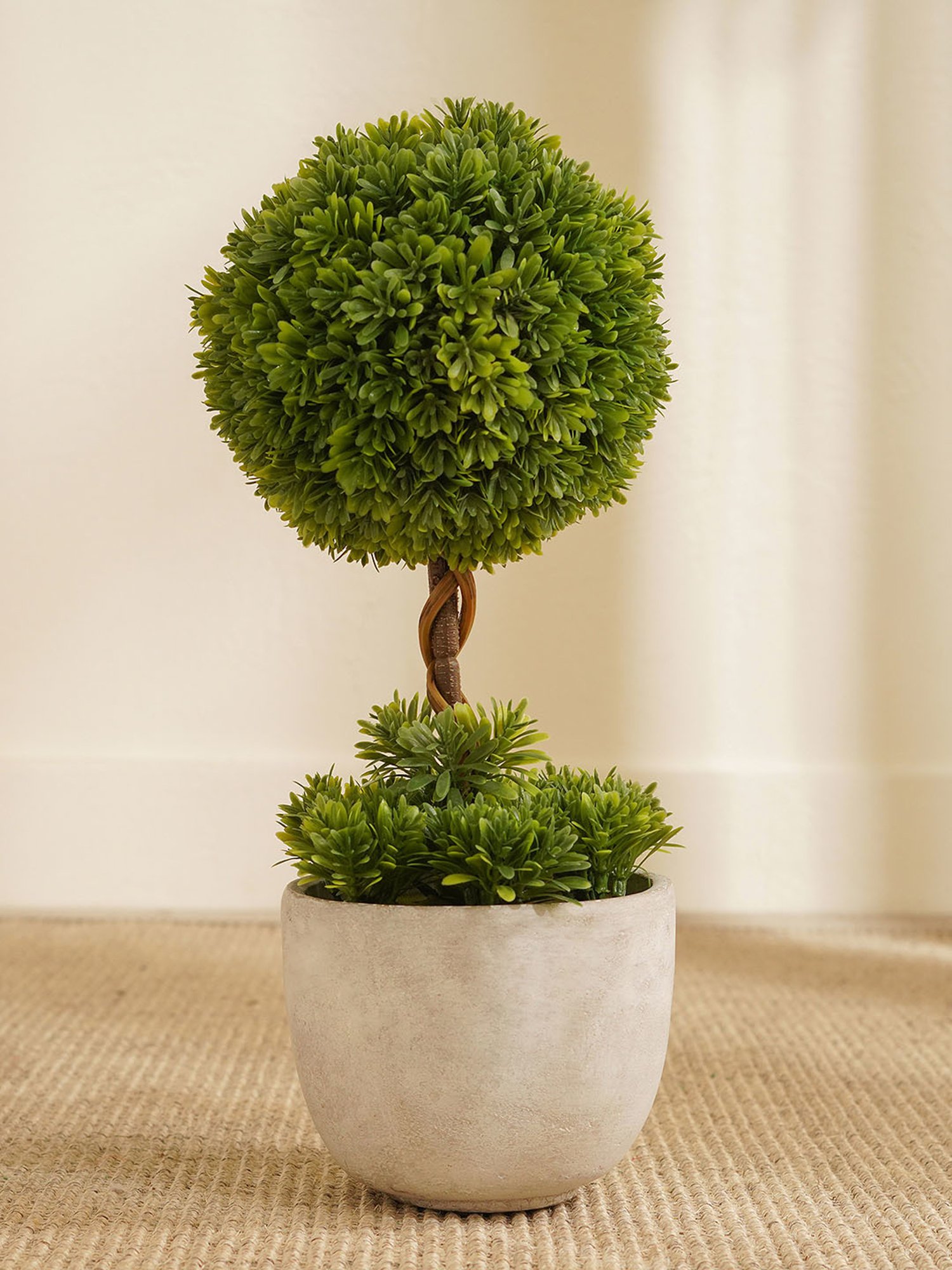 Pure Home and Living Green Plastic Potted Plants