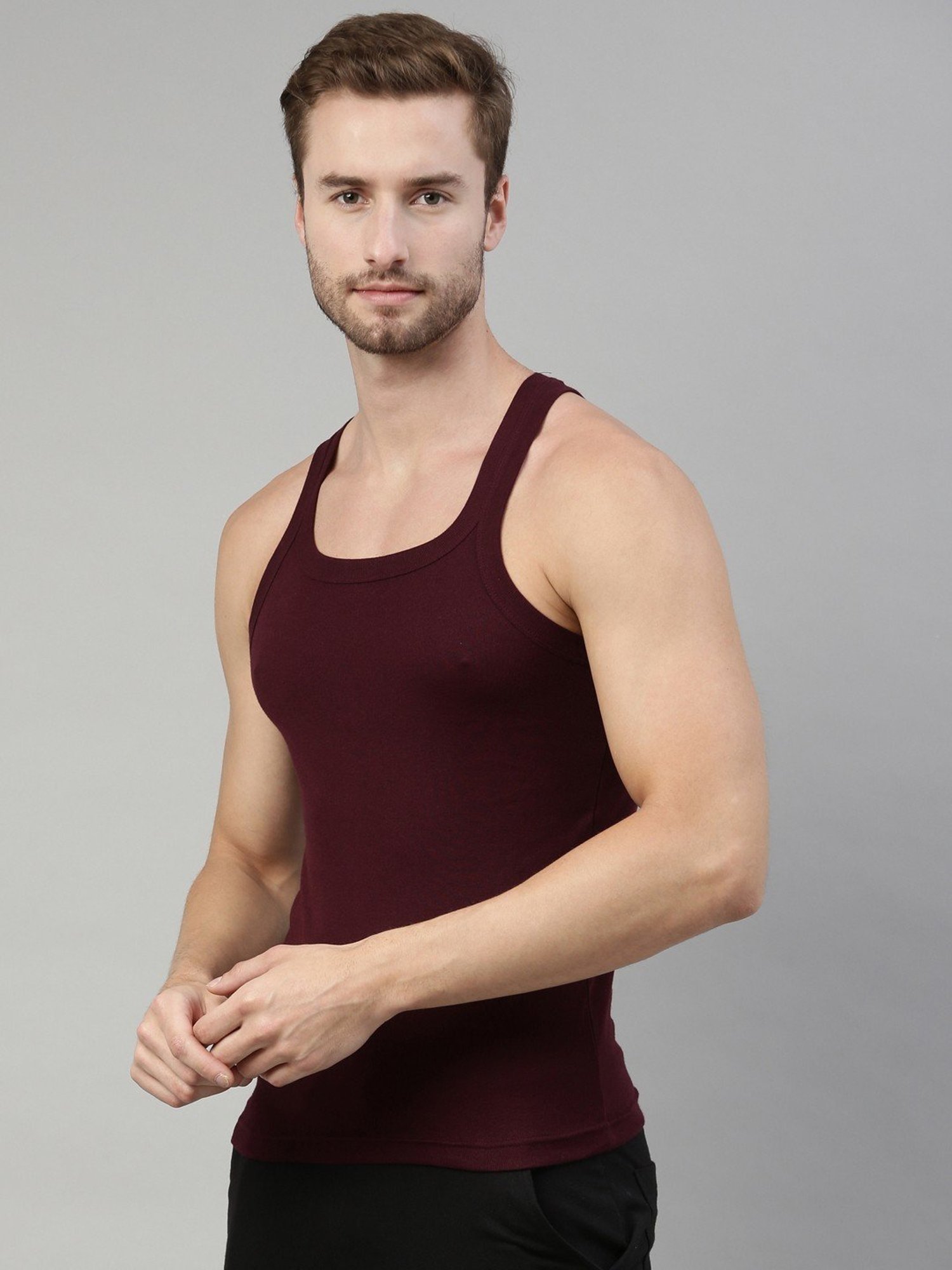 Dixcy Scott Originals Multi Cotton Regular Fit Vest - Pack Of 2