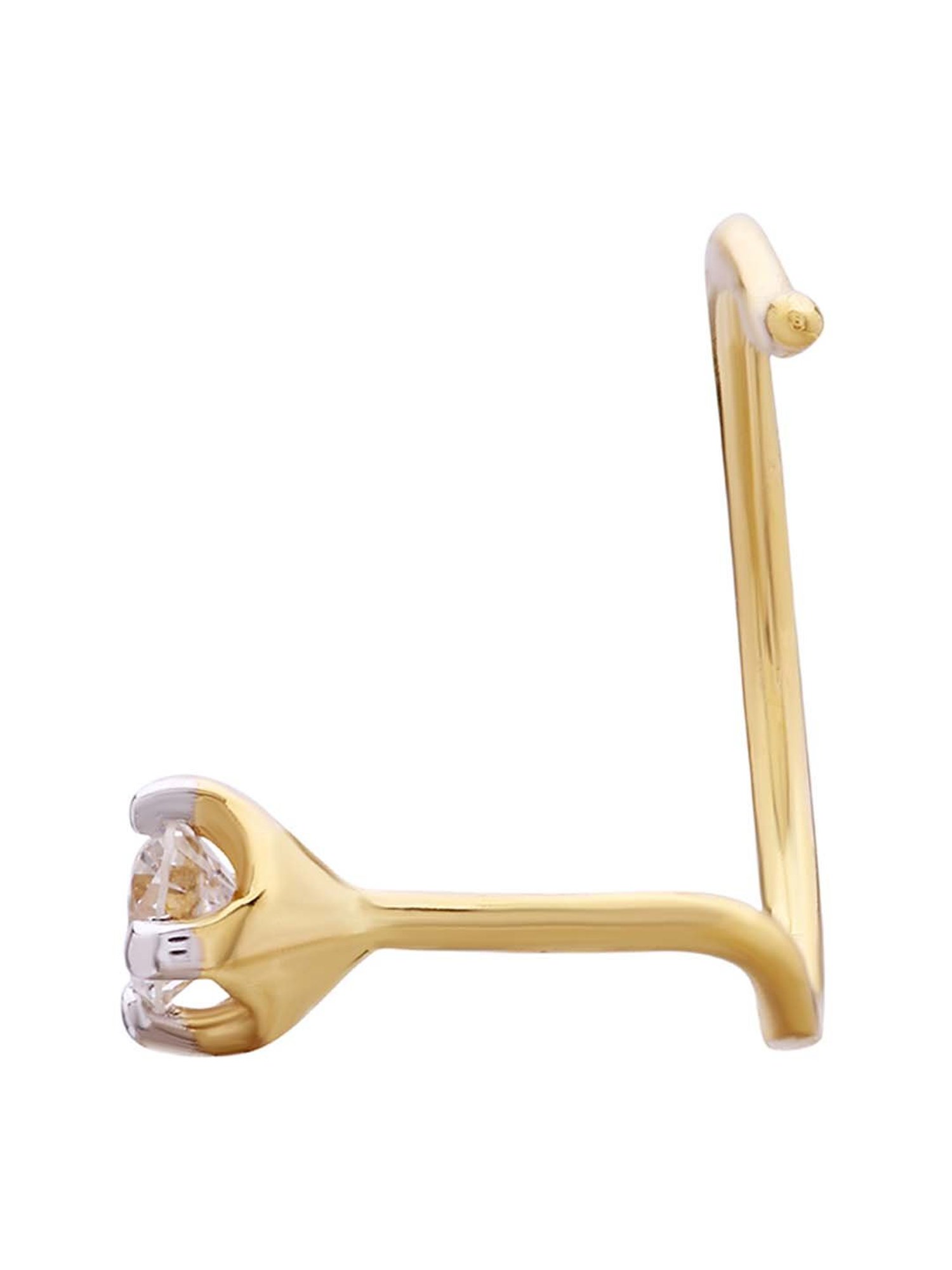 Joyalukkas 18k Gold & Diamond Nosepin