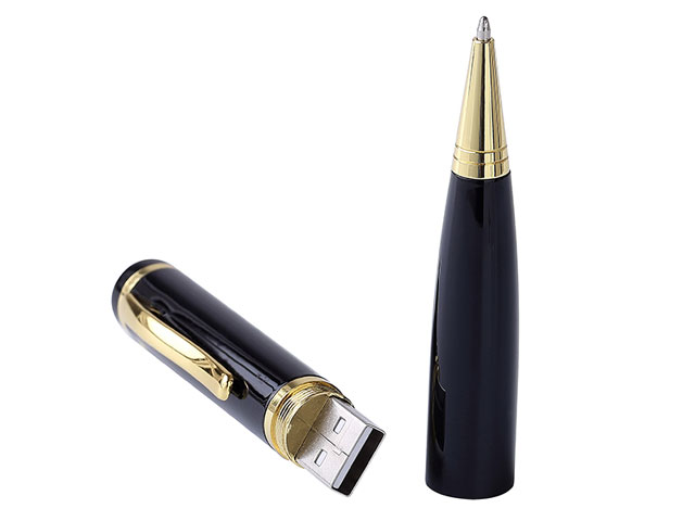 Voice Recorder Pen 8GB 192Kbps Digital Audio Voice Recorder With One Button Recording 8gb Pen Voice Recorder Gold