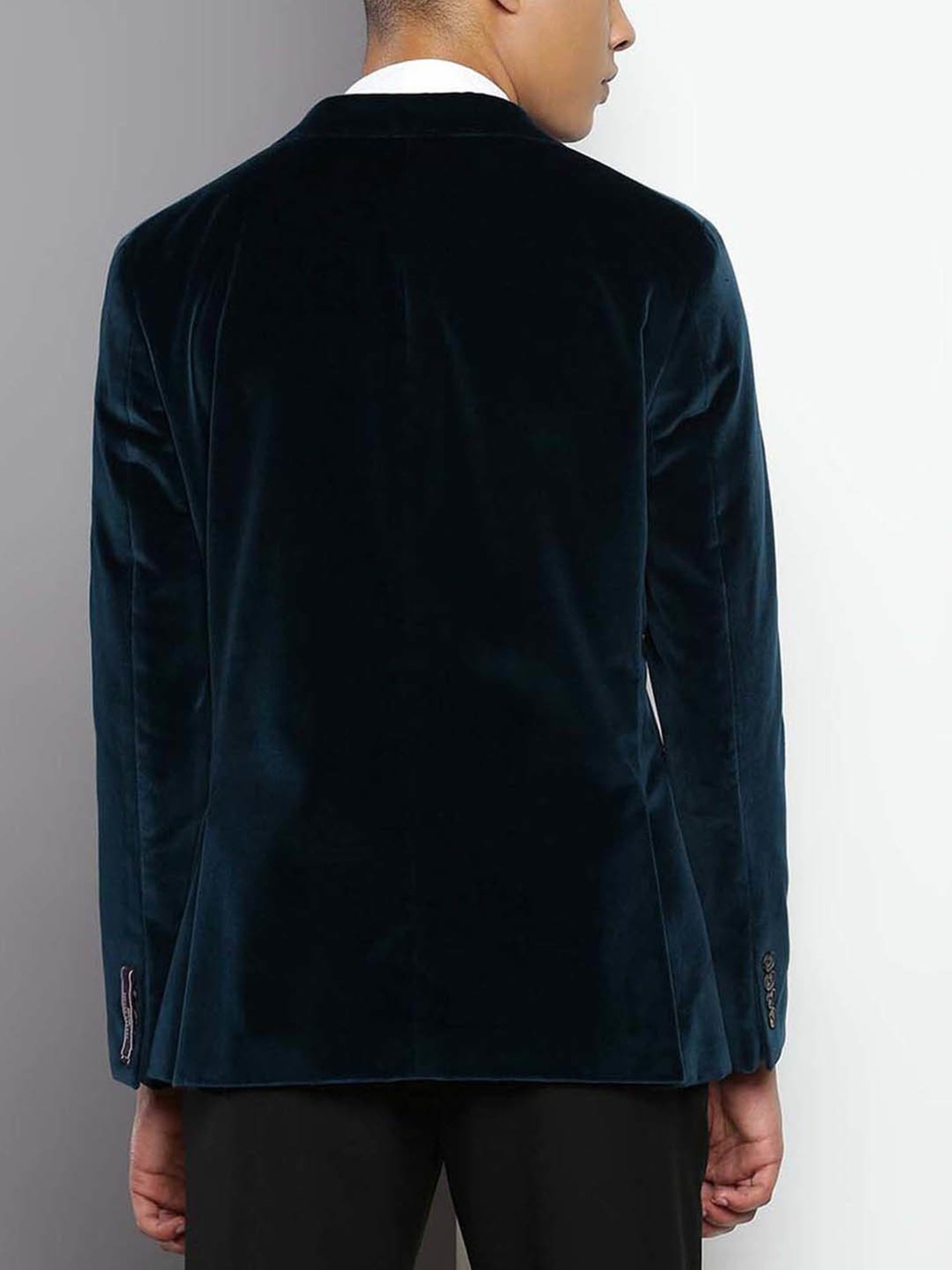 Vastramay Black Regular Fit Blazer