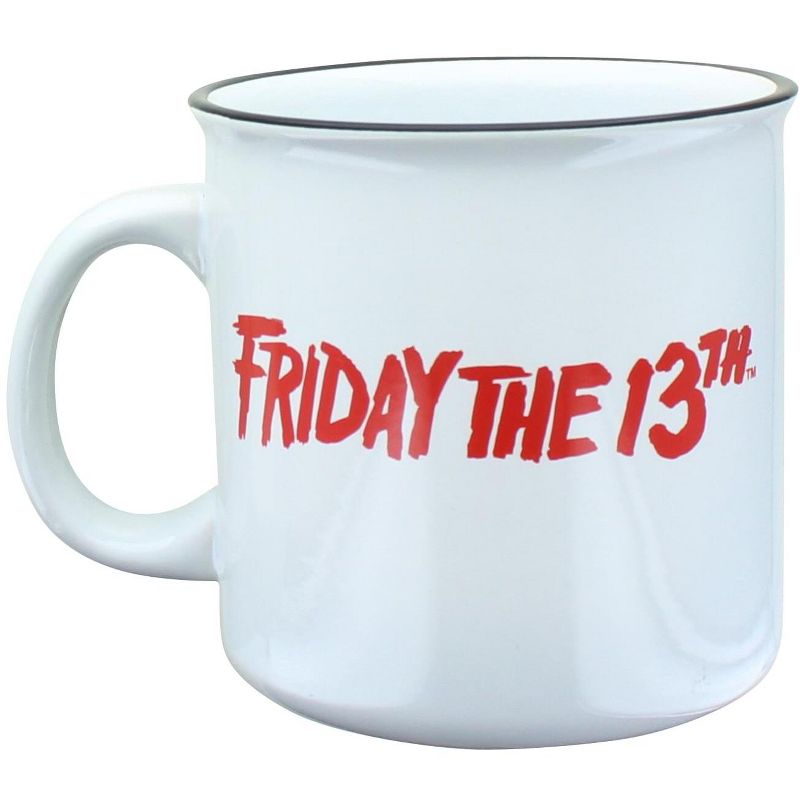 Silver Buffalo Friday the 13th Camp Crystal Lake 20oz Ceramic Camper Mug