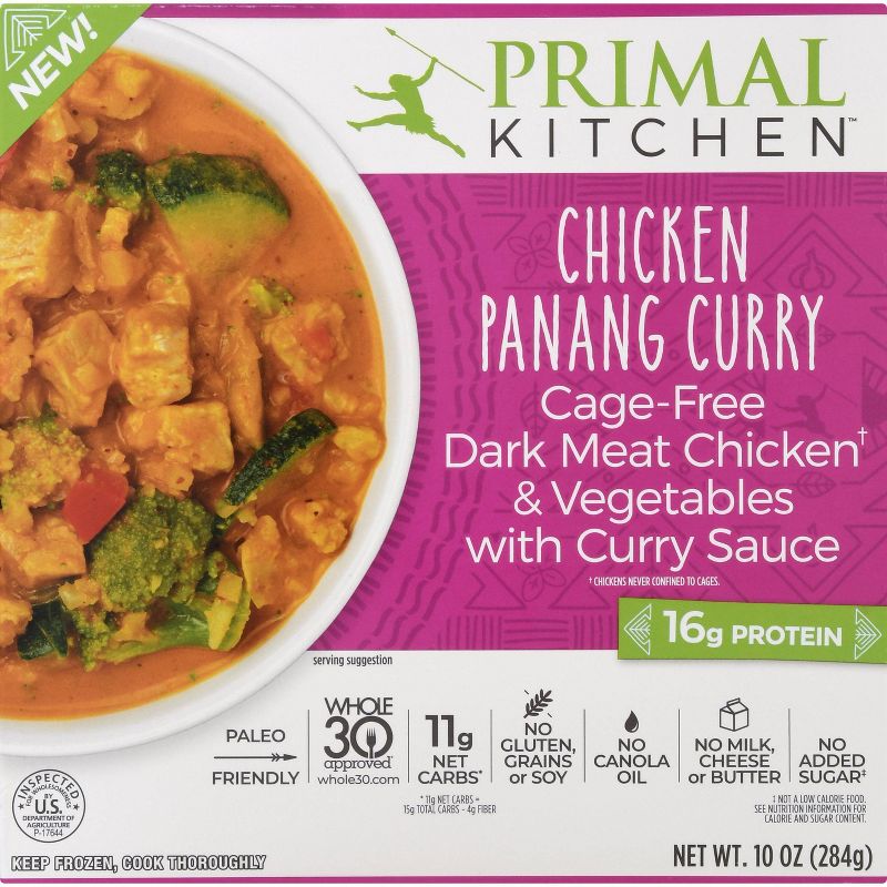 Primal Kitchen Frozen Panang Chicken Curry Bowl - 10oz